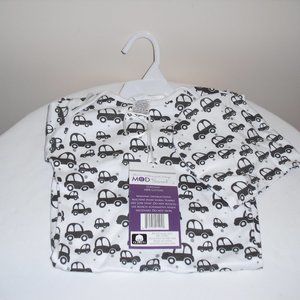 Mod & Swad BABY Cotton Gown & Hat  - CARS  3-6 mo.